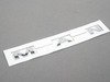 ES#2642004 - 51149811766 - "Man" Model Lettering For Paceman - Mounts to the trunk lid - Genuine MINI - MINI