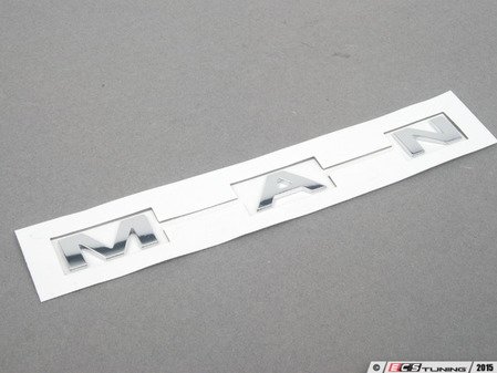 ES#2642004 - 51149811766 - "Man" Model Lettering For Paceman - Mounts to the trunk lid - Genuine MINI - MINI