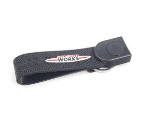 ES#2715003 - 82292353332 - Key Chain Lanyard - JCW Pro - (NO LONGER AVAILABLE) - Rubberized lanyard for your MINI key fob - Genuine MINI - 
