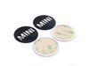 ES#2679825 - 36132321394 - MINI Ray Line Wheel Center Cap Trim Set - Yellow - Set Of Four, Part of the Ray Line neon color series only for R128 & R130 MINI Wheel - Genuine MINI - MINI