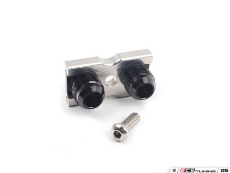 ES#2817090 - MM0CF-BMW - Oil Line Fitting Adapter - Allows you to use larger after market oil coolers that utilize AN fittings - Mishimoto - BMW