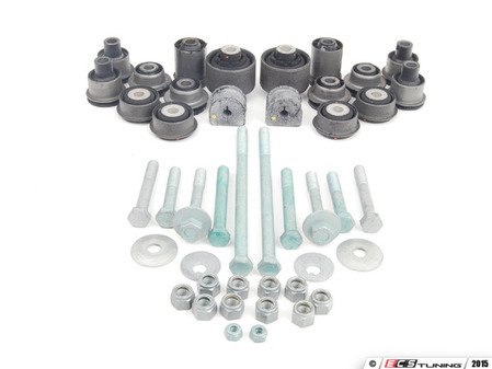ES#2712962 - 8D0505185AKT -  Rear Control Arm Bushing Refresh Kit With Hardware - (NO LONGER AVAILABLE) - Includes all rear control arm and stabilizer bar bushings with new securing hardware - Assembled By ECS - 