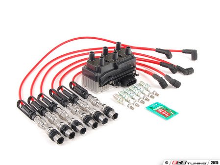 ES#2763055 - 021905106ckt - Ignition Service Kit - (NO LONGER AVAILABLE) - Includes ignition coil, spark plugs, and spark plug wires - Genuine Volkswagen Audi - 