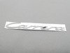 ES#1505661 - 99755923700 - "Carrera" Logo - Titanium Lacquer - Carrera emblem for engine lid - Genuine Porsche - Porsche