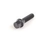 ES#2731477 - 1454501SW - 60 Degree Conical Seat Wheel Bolt (Black) - 14x1.5x45mm - Priced Each - Produced for running spacers with most aftermarket wheels - H&R - Audi Volkswagen Mercedes Benz
