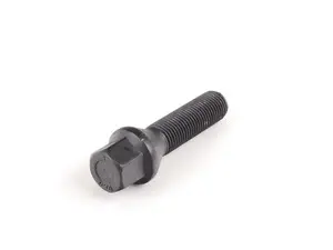 60 Degree Conical Seat Wheel Bolt (Black) - 14x1.5x45mm - Priced Each