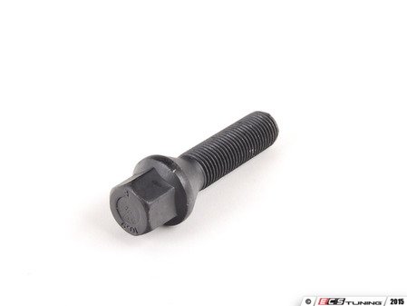 ES#2731477 - 1454501SW - 60 Degree Conical Seat Wheel Bolt (Black) - 14x1.5x45mm - Priced Each - Produced for running spacers with most aftermarket wheels - H&R - Audi Volkswagen Mercedes Benz