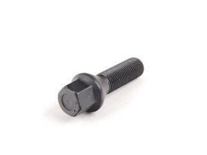 ES#2731137 - 1454001SW - 60 Degree Conical Seat Wheel Bolt (Black) - 14x1.5x40mm - Priced Each - Produced for running spacers with most aftermarket wheels - H&R - Audi BMW Volkswagen Mercedes Benz