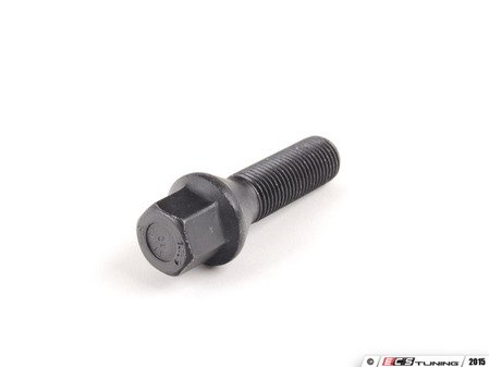 ES#2731137 - 1454001SW - 60 Degree Conical Seat Wheel Bolt (Black) - 14x1.5x40mm - Priced Each - Produced for running spacers with most aftermarket wheels - H&R - Audi BMW Volkswagen Mercedes Benz