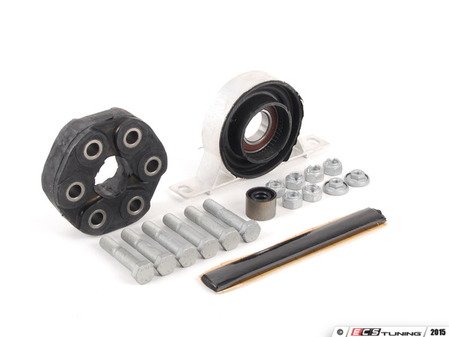 ES#2808747 - 26111227410kt - Driveshaft Overhaul Kit - With Giubo and CSB - Includes flex disc (giubo) center support bearing (csb) and required hardware for installation - Assembled By ECS - BMW