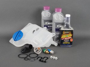 ES#2608134 - 030121121BKT2 - Cooling System Refresh Kit - Level 2 - Replace your thermostat, temp sensors, and expansion tank after performing a proper coolant system flush! - Assembled By ECS - Audi