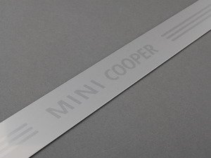 ES#2798722 - 51477406647 - "MINI Cooper" Door Sill Entry Strip - Priced Each - Located on the rocker panel / side skirt - Genuine MINI - MINI