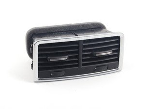 ES#395892 - 4L0819203K3Q7 - Air Vent - Aluminum - Rear Center - Located above the rear climate control panel - Genuine Volkswagen Audi - Audi