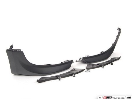ES#2805463 - 51192339038 - JCW Pro Front Spoiler - Pair F55 F56 F57 - Mounts to the lower JCW aero bumper - Genuine MINI - MINI