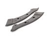 ES#2805463 - 51192339038 - JCW Pro Front Spoiler - Pair F55 F56 F57 - Mounts to the lower JCW aero bumper - Genuine MINI - MINI