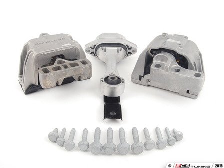 ES#2779050 - 1J0199555APKT1 - OE Drivetrain Mount Kit - Complete kit of mounts and hardware needed to install them - Assembled By ECS - Volkswagen