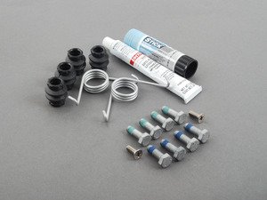 ES#2593767 - 8K0698470AKT4 - Rear Pad & Rotor Installation Kit - Includes hardware and anti-seize for pad & rotor installation - Assembled By ECS - Audi