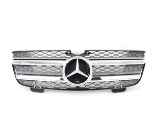 ES#1702109 - 16488001859776 - Radiator Grille Assembly - Matte Aluminum Brilliant Silver (Color Code 9776) - Genuine Mercedes Benz - Mercedes Benz
