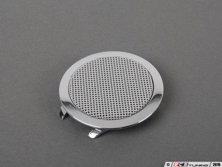 ES#110383 - 51432268917 - Speaker Cover - Grey. Chrome trimmed speaker cover. - Genuine BMW - BMW
