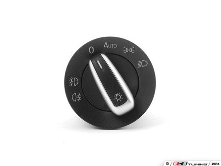 ES#252792 - 3C8941431AXSH - Automatic Script Headlight Switch - Chrome Trim - (NO LONGER AVAILABLE) - Adds parking lights with front fogs as well as rear fog options - Genuine European Volkswagen Audi - 