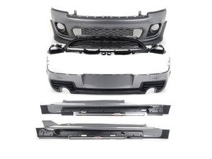 ES#1834309 - 51192161790 - MINI Clubman JCW Style Aero II Body Kit Without PDC, Dark Silver - Sold As Kit - (NO LONGER AVAILABLE) - Upgrade to the sporty MINI bumpers and side skirts : Painted - Genuine MINI - 