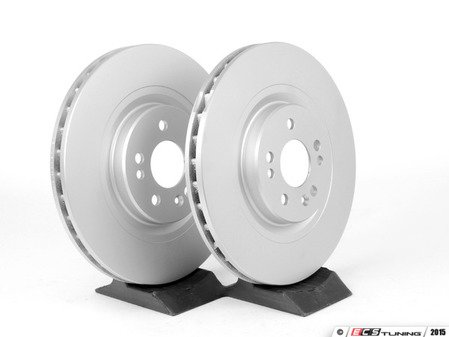 ES#2707196 - 1634210512KT2 - Front Brake Rotors - Pair - Featuring a protective Meyle Platinum coating - Meyle - Mercedes Benz