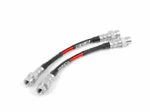 Exact-Fit Stainless Steel Brake Lines - Rear