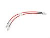 ES#2500873 - ECS41079KT - front Exact-Fit Stainless Steel Brake Lines  - Front set of DOT-compliant lines for an improved pedal feel - ECS - Audi