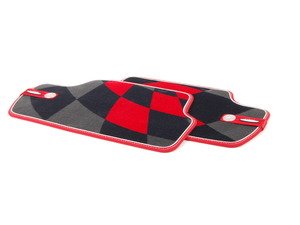 ES#2715080 - 51472354179 - Rear Carpet Factory Floor Mats Set JCW Pro - Priced As Set  - Replace or upgrade to factory MINI mats - Genuine MINI - MINI