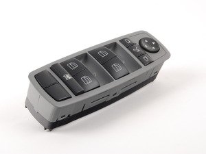 ES#1808227 - 25183002907F04 - Power Window Switch Assembly  - Dark Alpaca Gray (Color Code 7F04) - Genuine Mercedes Benz - Mercedes Benz