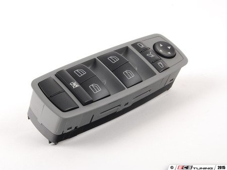ES#1808227 - 25183002907F04 - Power Window Switch Assembly  - Dark Alpaca Gray (Color Code 7F04) - Genuine Mercedes Benz - Mercedes Benz