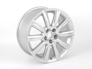 ES#2606919 - 4G0601025BF - 18" V-Split 10-Spoke Wheel - Priced Each - 18"x8" ET39 5x112 Silver - Genuine Volkswagen Audi - Audi