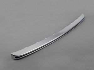 ES#2595506 - 4G08077913Q7 - Rear valance trim - Aluminum - Trim Strip that attaches to the lower portion of the rear valance - Genuine Volkswagen Audi - Audi