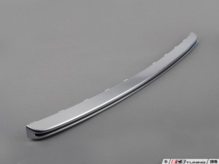 ES#2595506 - 4G08077913Q7 - Rear valance trim - Aluminum - Trim Strip that attaches to the lower portion of the rear valance - Genuine Volkswagen Audi - Audi