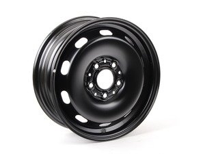 ES#2798744 - 36116851510 - Steel Wheel Black - Priced Each - 15 x 5.5 , Et46, 5x112 bolt pattern. Also know as steelies. - Genuine MINI - MINI