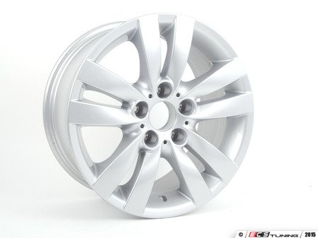 ES#64989 - 36116775600 - 17" Double Spoke Style 161 Wheel - 17x8.5 ET37 72.6mm CB - Genuine BMW - BMW