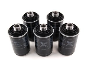 ES#252810 - 06J115403C-5 - Oil Filter - Pack Of 5 - Stock up for future maintenance - Genuine Volkswagen Audi - Audi Volkswagen