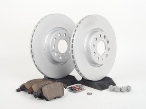 ES#2762488 - 3C0698151DKT - Front Brake Service Kit (312x25) - Featuring genuine service parts - Genuine Volkswagen Audi - Volkswagen