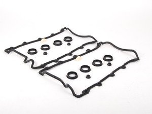 ES#2684766 - 077198025AKT1 - Valve Cover Gasket Kit - Includes the gasket sets for the left and right valve cover - Genuine Volkswagen Audi - Audi Volkswagen