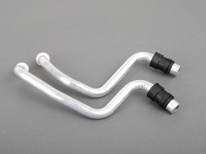 ES#176531 - 64113422667 - Double Aluminum Pipe - Dual pipe that connect from the firewall to the heater core - Genuine MINI - MINI