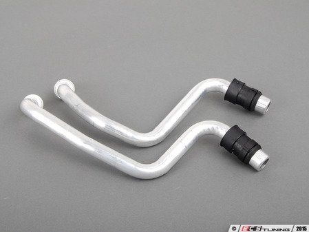 ES#176531 - 64113422667 - Double Aluminum Pipe - Dual pipe that connect from the firewall to the heater core - Genuine MINI - MINI