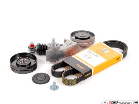 ES#2763635 - 079903133ALKT2 - Accessory Belt Kit - Keep your accessories running properly with a new tensioner, drive belt, & roller - Assembled By ECS - Audi