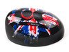 ES#1305493 - 51162157886 - Mirror Cap "MINI United 2009"- Right - (NO LONGER AVAILABLE) - Black cap with 50 Years in center on Union jack print - Genuine MINI - 
