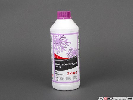 ES#2808528 - G013A8JM1 - G13 Coolant - 1.5 Liter - Lilac OE specification lifetime coolant - ROWE - Audi Volkswagen