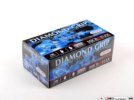 ES#3648546 - MF300 - Diamond Grip Latex Gloves - Pack of 100 textured, powder-free gloves - Microflex - Audi BMW Volkswagen Mercedes Benz MINI Porsche