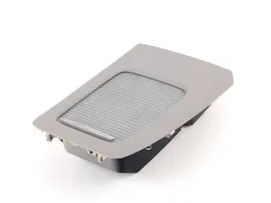 Rear Console Storage Tray With Cover - Gray