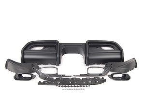 ES#2805465 - 51192339046 - JCW Pro rear diffuser Kit w/ PDC F56 F57  - Attaches to the JCW rear aero bumper - Genuine MINI - MINI