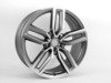 ES#2607143 - 8R0601025AM - 21" V 5-spoke wheel - priced each - 21"x8.5" ET33 5x112 Polished/Titanium - Genuine Volkswagen Audi - Audi