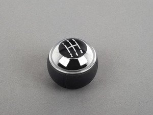 ES#47321 - 25117542279 - MINI Gear Shift Knob 5 Speed Leather / Chrome - Upgrade your shift knob and add some leather - Genuine MINI - MINI