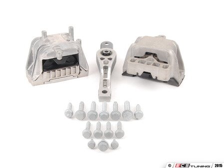 ES#2597433 - 1K0199555NKT - ECS Ultimate Drivetrain Mount Kit - Manual Transmission - Includes engine and transmission mounts with all the necessary hardware - Assembled By ECS - Volkswagen